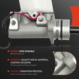 A-Premium Brake Master Cylinder with Reservoir and Sensor Compatible with Suzuki Vehicles - Grand Vitara 1999-2005, Non-ABS Brake Only - Replace# 5110065D30