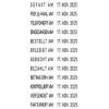 Trodat Printy 4817 Date Stamp with Various Additional Texts -