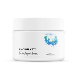 ThorneVET Canine Geriatric Basics – Senior Dog Multi-Vitamin/Mineral Powder Formula Supports Healthy Cognition, Joints, and Eyes, 90 Scoops