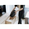 SILUK Cosy Felt Seat Cushion, Diameter 36 cm, Comfortable, Washable,
