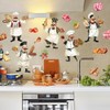 SUPERDANT Cartoon Chef Wall Stickers Food Cooking Wall Decals Kitchen