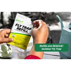 RESCUE! Reusable Fly Trap Refill – Outdoor Use - 6 Pack