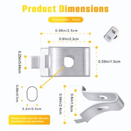 Shelf Clips 30pcs 201 Stainless Steel Metal Shelf Clips for Cabinet Shelf Support Clips for Shelf Pilaters Adjustable Shelving System DIY Cabinet Bookshelf Sheving
