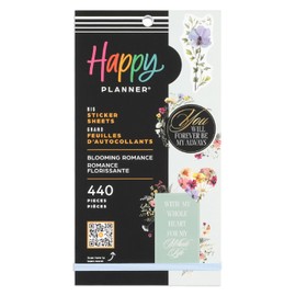 Happy Planner Blooming Romance 30-Sheet Classic-Size Sticker Pack for Wedding Planning