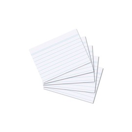 Herlitz Index Cards DIN A8 liniert, Pack of 1000, lined, White