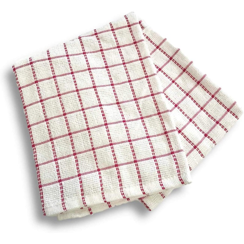 100% Natural Cotton Terry Tea Towels | Super Absorbent |