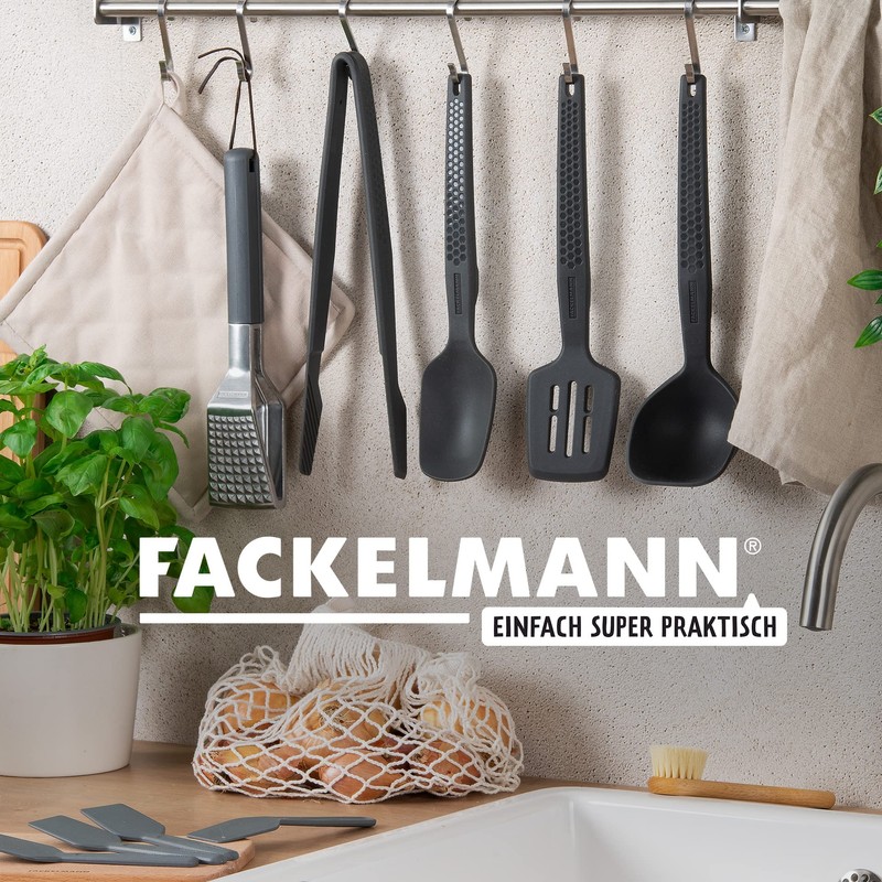 Fackelmann Statement Lift-Up Serving Spoon - Cooking Spoon with Ergonomic