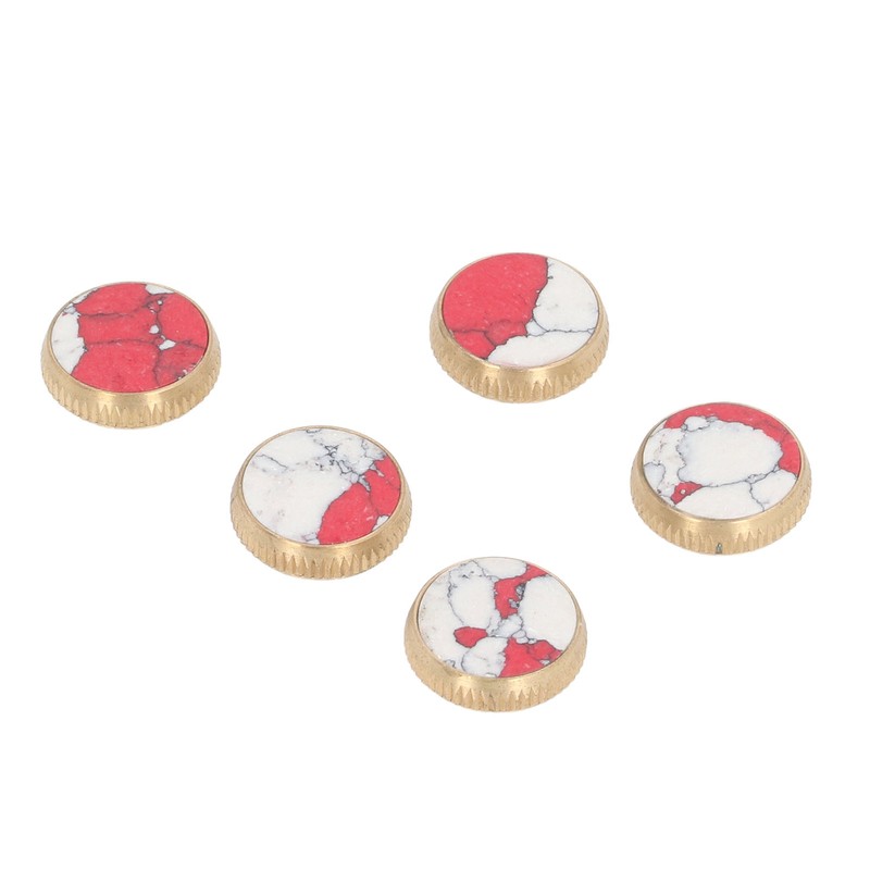 5Pcs Trumpet Finger Buttons Valve Caps Cover Replacement Maintenance Accessories