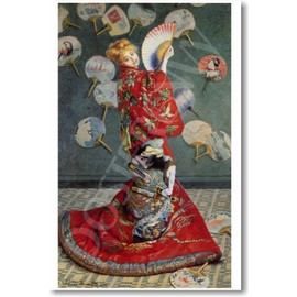 Claude Monet - Madame Monet in a Japanese Kimono 1875 - NEW Fine Arts Poster
