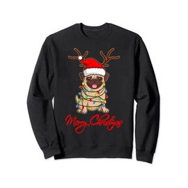 Ugly Christmas Sweater Pug Gift Dog for Dog Owners Sweatshirt