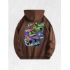 Rat Fink Van Graphic Hoodie 100% Cotton US Warehouse 7