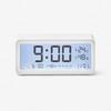 JAJU [JAJU] Large LCD Desk Clock with Temperature and Humidity