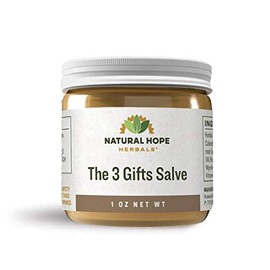 The 3 Gifts Salve - Herbal Infused Oils of Goldenseal Root & Leaf, Calendula Flower - 1 oz