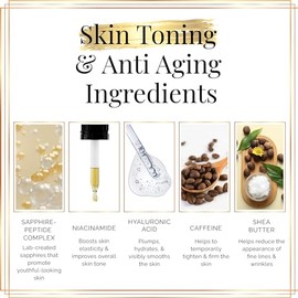Nakery- Crema hidratante antienvejecimiento con manteca corporal - Crema reafirmante para el cuerpo y el cuello, Moisturi
