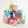 Hard Candy Cube Lollipop Suckers: Individually Wrapped Flavored Sucker Pack