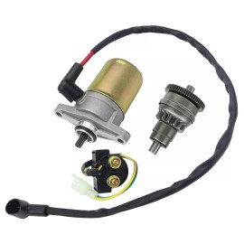 superstarterstore For GY6 47cc 49cc 50cc Scooter Moped ATV Go Karts Taotao Starter & Drive & Relay