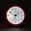 Funkwecker ohne Ticken mit Licht Snooze Crescendo Alarmanzeige Analog -