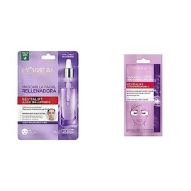 LOréal Paris Mascarilla Facial Rellenadora Revitalift Ácido Hialurónico  LOréal Paris Mascarilla De Ojos Revitalift Ácido Hialurónico, 1 pza          