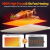 Warming Mat for Food, Upgrade Graphene Full Surface Heating in