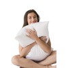 Mirha Extra Large Pillow Case Pair Percale Blended Cotton White