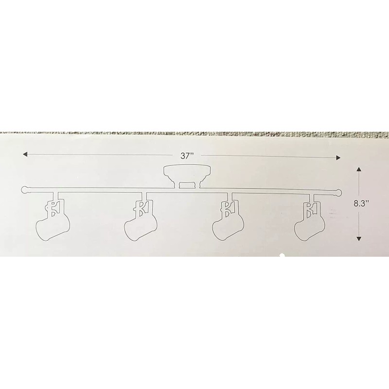 Innova Lighting 4 Light LED Fixed Track Light