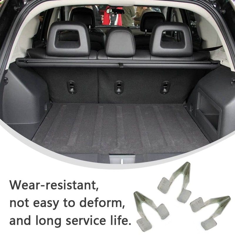 20 Pcs Metal Interior Trim Panel Lining Spring Clips Vehicle
