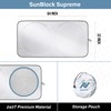 Autovir Autovir Windshield Sun Shade| 240T Polyster Windshield Shade for