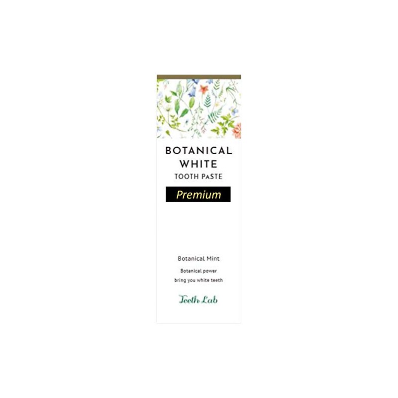 Teeth Lab Botanical White Premium 2.1 oz (60 g) Toothpaste,
