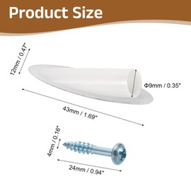 sourcing map 100Pcs Plastic Pocket Hole Plugs, 9mm Slant Hole Caps with Pocket Screws for Pocket Hole Jig Wood Working Tool Accessories, Twill Oak