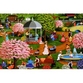 Mother's Day at The Park 500 Piece Puzzle