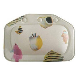 Fancy Pumpkin Comfortable Bath Pillow Spa Pillow Bath Pillow Bathtub Headrest for Home Spa Bath, B