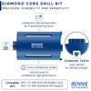 72mm x 150mm Long Diamond Core Drill Bit. To Be