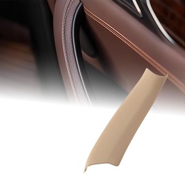 DIRBOERF Driver Side Beige Pull Handle Covers Compatible for X3 F25 2010-2016 X4 F26 2014-2017 Left Door Handle Interior