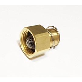 Sellerocity Adapter Coupler Fitting Filter Screen 3/4 Garden Hose X 3/8 Inch NPT Size Compatible with General D10033