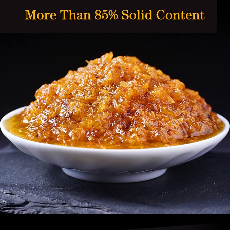 JTEDZI 8.81oz/250g Osmanthus Flower Jam, Honey Blended with Pure Osmanthus,