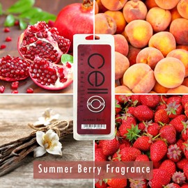 Cello Summer Berry Wax Medallions. 9 Wax Melts. Electric Melt Burner. Scented Home Fragrance