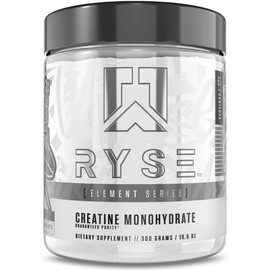 RYSE Creatine Monohydrate Powder - Unscented - Supports Lean Muscle Growth Strength Strength and Endurance for Men and Women - Helps Reduce Fatigue and Improve Workout Recovery, RYSE Creatine Monohydrate Powder - Unscented Men, 300g, 1 Count / RYSE 크레아틴 모노하이드레이트 파우더 - 무향 - 남성 및 여성용 마른 근육 성장 힘 힘 및 지구력 지원 - 피로를 줄이고 운동 회복 개선에 도움, RYSE 크레아틴 모노하이드레이트 파우더 - 무향 남성, 300g, 1개
