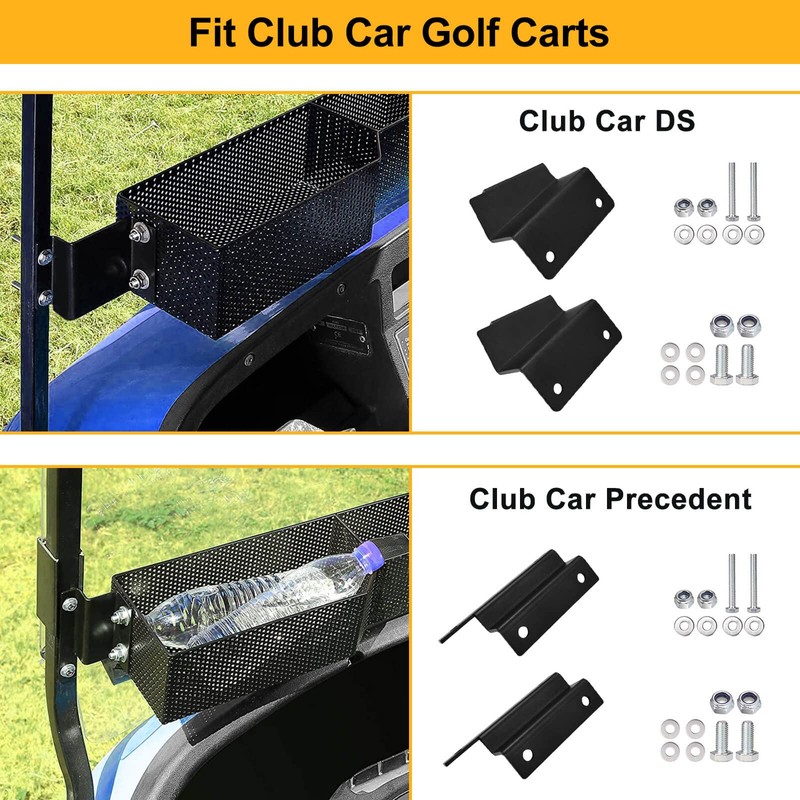 LEAPGOMAX Golf Cart Basket Front Inner Fit EZGO TXT &