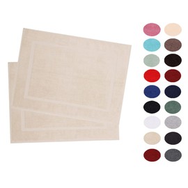 Betz Set of 2 Bath Mat Bath Mat Bath Mat Shower Mat Terry Cloth Premium Size 50 x 70 cm 100% Cotton Quality 650 g/m² Colour Sand