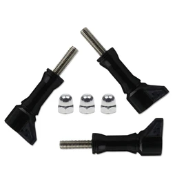 micros2u Aero Hi-Torque Stainless Steel Thumbscrew M5 (3 Pack). Easy On/Off. Compatible with Gopro Hero 9, 8, 7,6,5,4,3, Session + Other Action Cameras. Great for wet conditions/wearing Gloves!