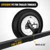 Nilight Spare Tire Carrier Mount Stake Pocket Boat 3-Nuts Trailer