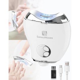 Electric Nail Clipper with Nail File, Rechargeable Automatic Fingernail Clipper with Nail Debris Storage & 3 Speed Settings, Electric Nail Trimmer wit