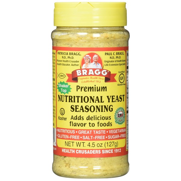 Bragg's Nutritional Yeast 4.5oz 2 Pack