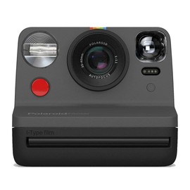 Polaroid Originals Now Viewfinder i-Type Instant Camera (Black) Bundle with Color Instant Film for i-Type Cameras (8 Exposures) Microfiber Cleaning Cloth (3 Items)