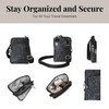 Baggallini Securtex - Bolso cruzado antirrobo para mujer, bolso pequeño