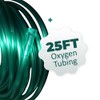 Bistras Oxygen Tubing 25FT Green Crush Resistant Non Kinking for