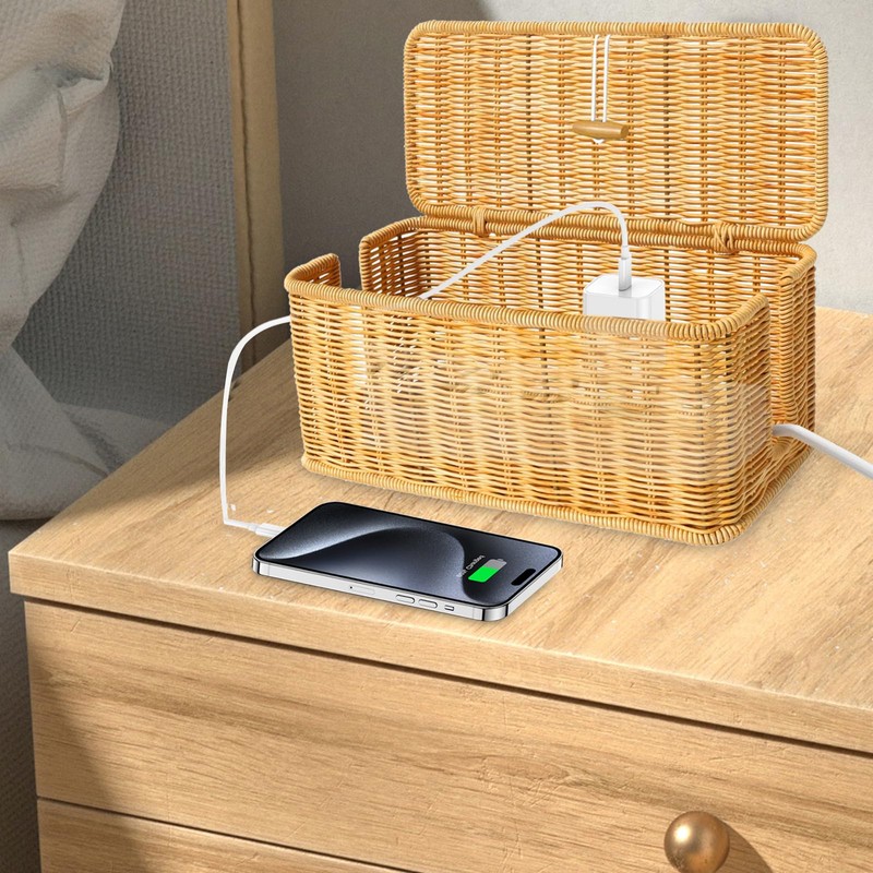 Cable Box, Cable Management Box, Cable Organiser Box, Nordic Pastoral
