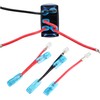 X AUTOHAUX Fan Override Rocker Switch 5Pin On-Off Blue LED