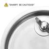 Universal Bowl Adaptor, Standard Adapter for Big Green Egg, WSM,