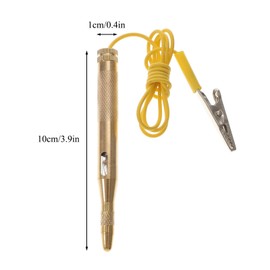 IUSOT Car Circuit Tester - Voltage Test Pen, Automotive Car Circuit Tester Voltage Test Light Tool for 6V/12V/24V Systems, Long Probe with Vise Clip Indicator Light for Easy Electrical System Testing